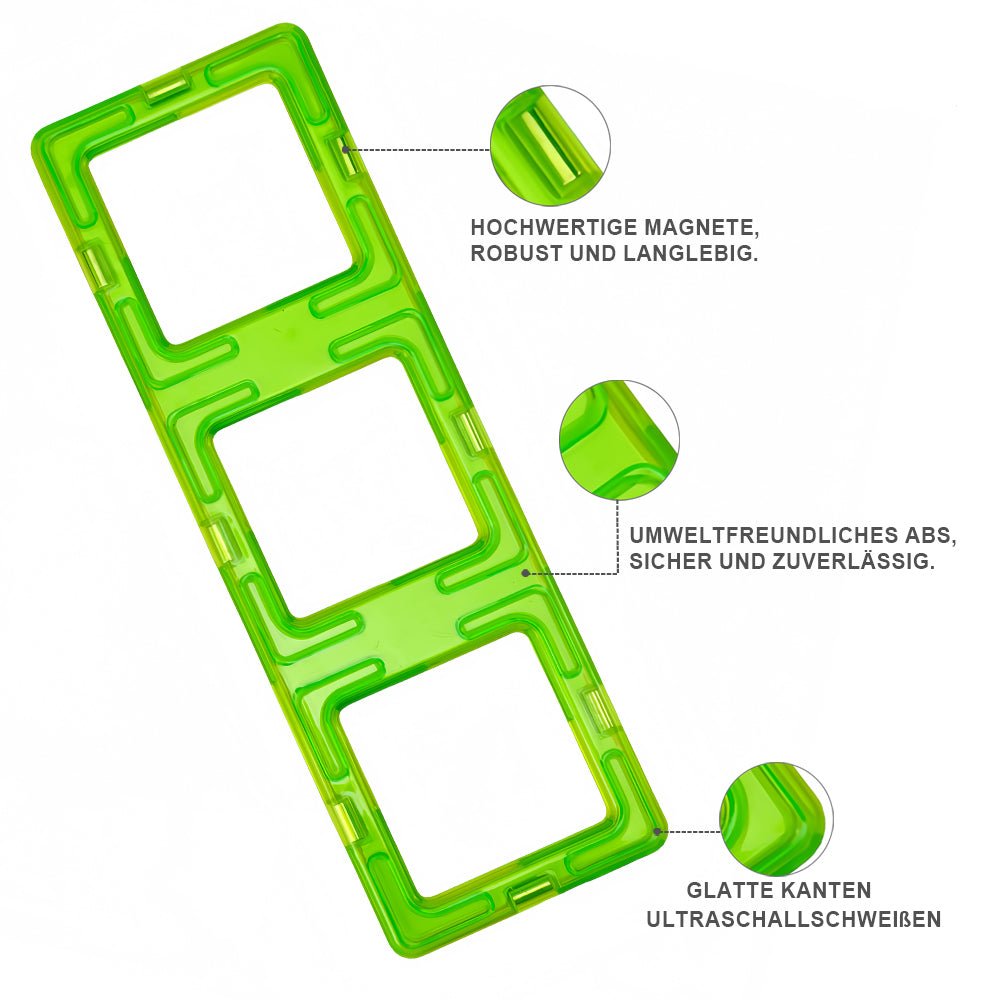 Condis Magnetische Bausteine Erweiterungsset Super Rechteck 6 Stück - Condistoys