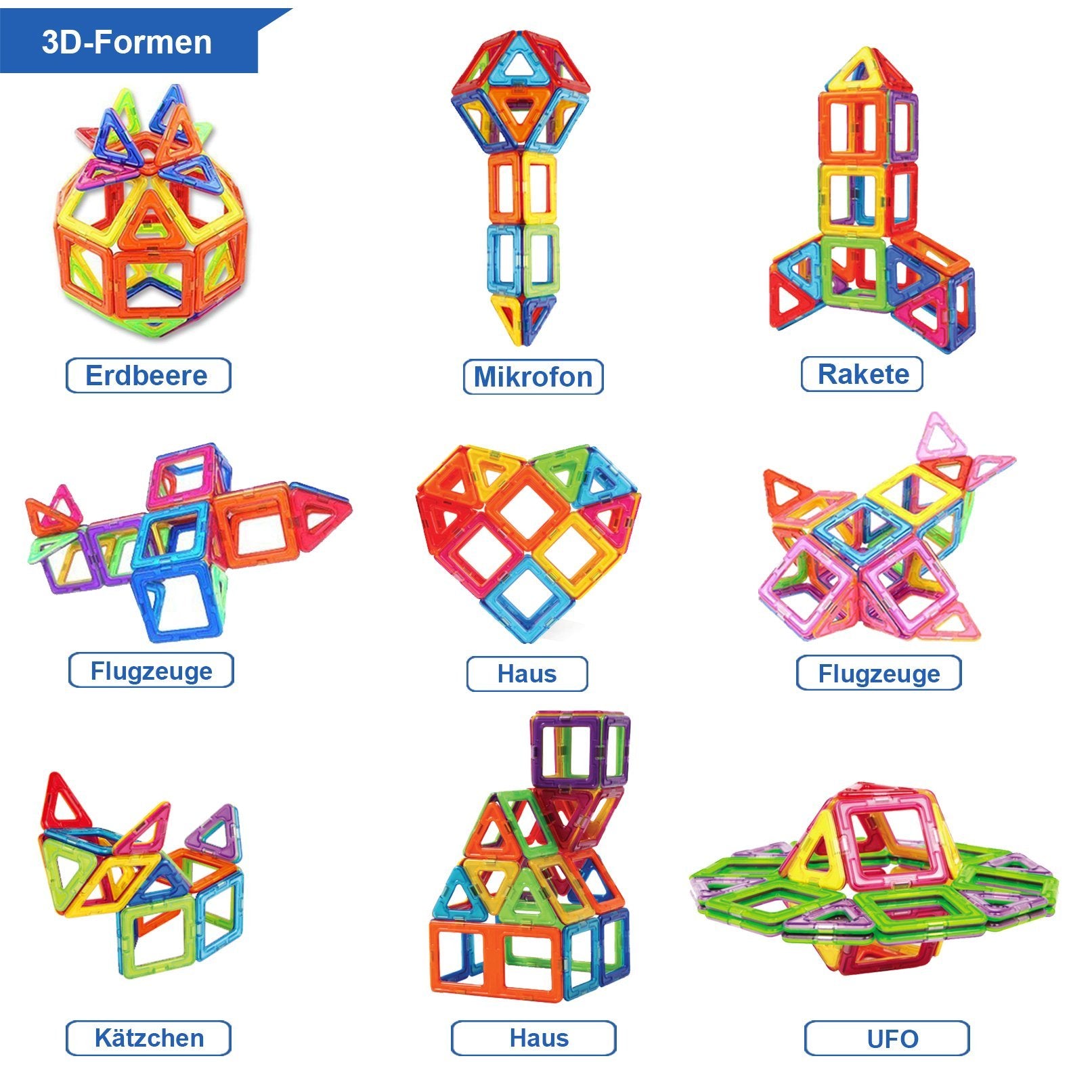 magnetic spielzeug Condis Magnetische Bausteine 42 Teile Magnetspielzeug Magnete Kinder M